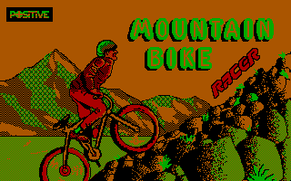 Title screen of Mountain Bike Racer