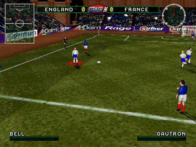 Gameplay of Striker '96