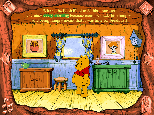 Gameplay of Disney's Animated Storybook: Winnie the Pooh and the Honey Tree