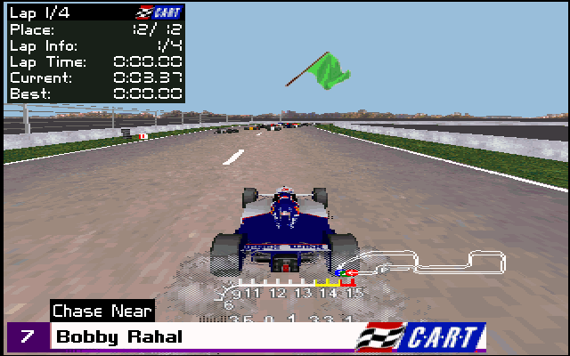 Gameplay of CART Precision Racing