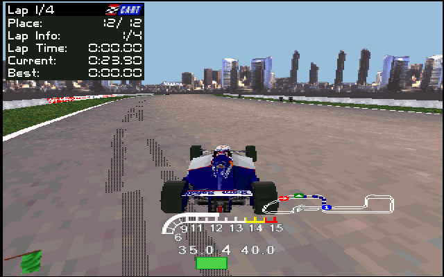 Gameplay of CART Precision Racing