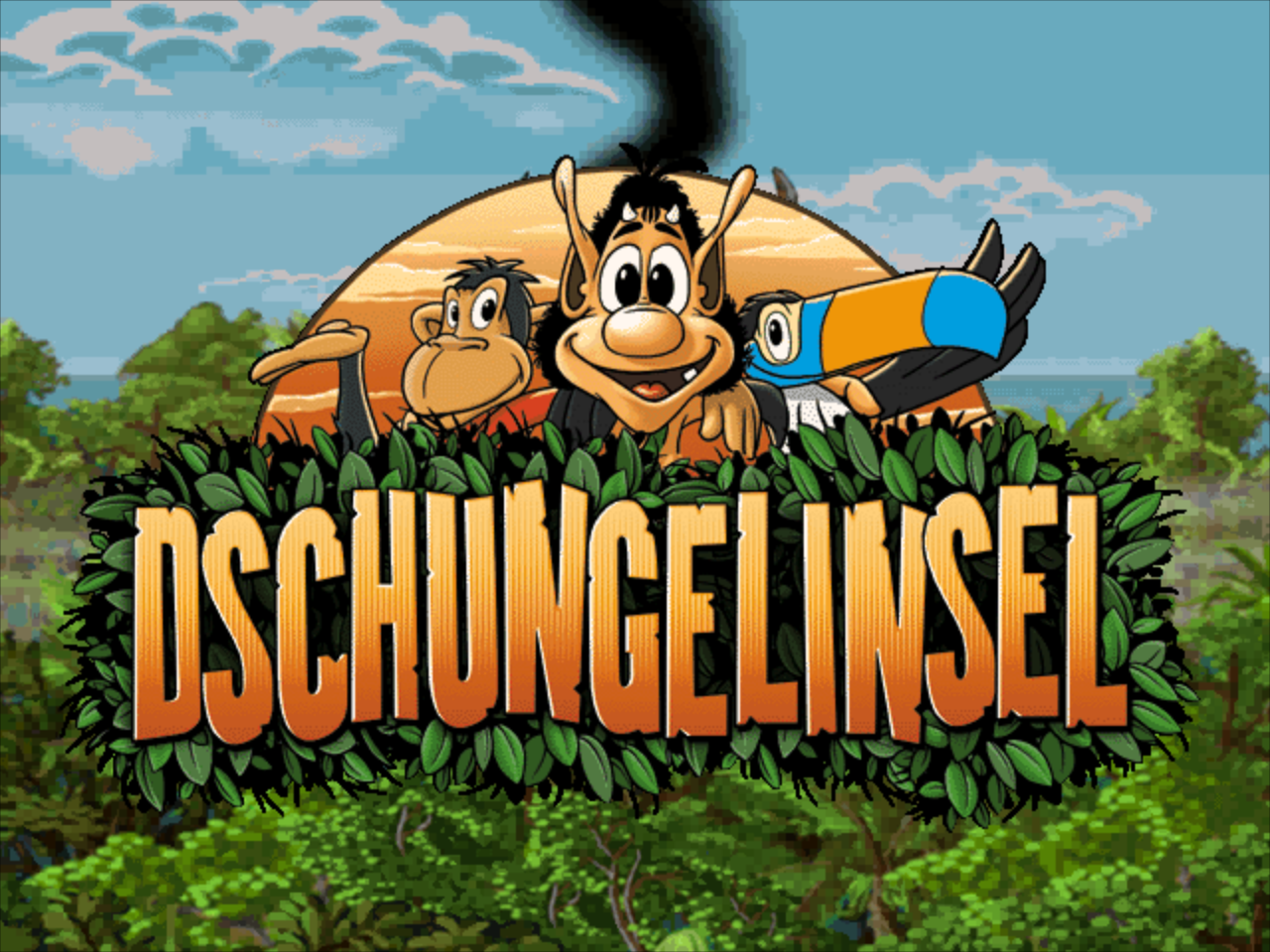 Title screen of Hugo 5