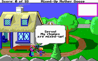 Gameplay of Mixed-Up Mother Goose Enhanced