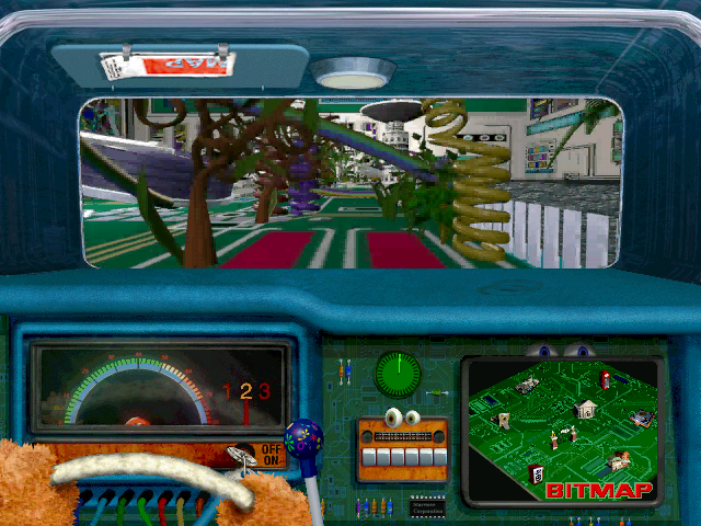 Gameplay of The Muppet CD-ROM: Muppets Inside