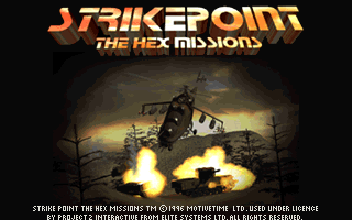 Title screen of StrikePoint