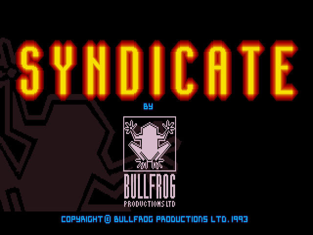 Title screen of Syndicate Plus