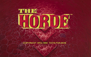 Title screen of The Horde (REEL Magic)
