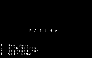 Title screen of Fatuma