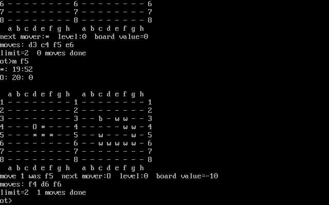 Gameplay of Othello (1990)