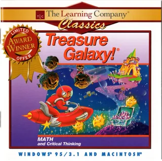 Box front of Treasure Galaxy!, United States