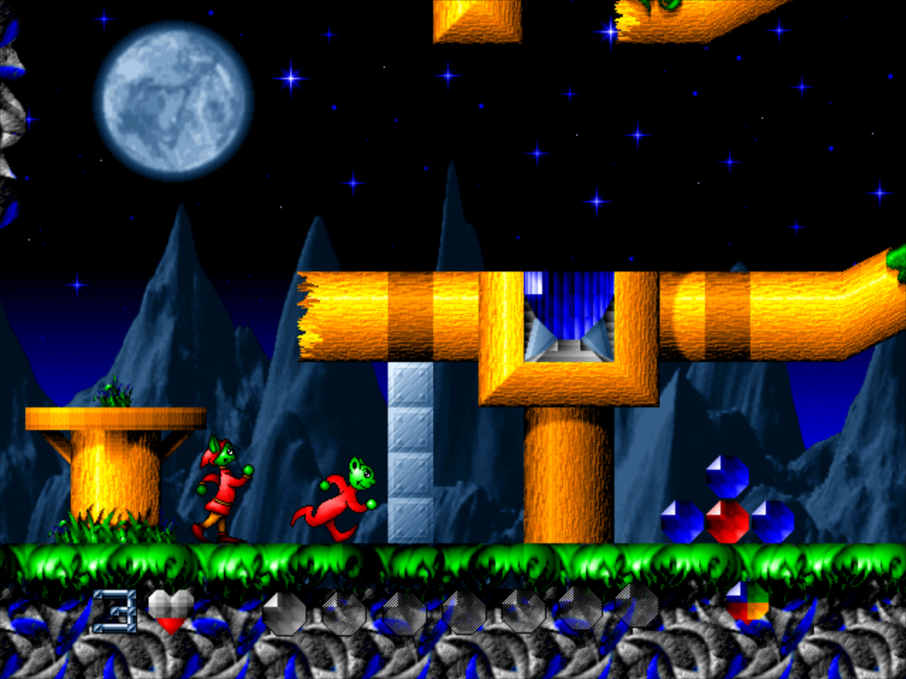 Gameplay of Moon Child