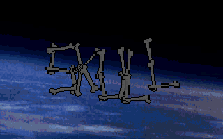 Title screen of Skull