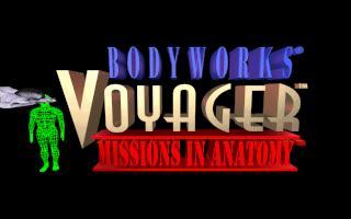 Title screen of Bodyworks Voyager: Missions in Anatomy