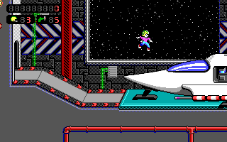 Gameplay of Commander Keen 9: Battle of the Brains
