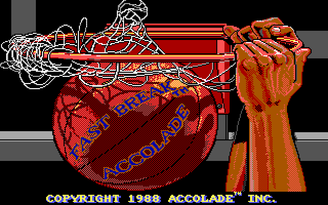 Title screen of Fast Break