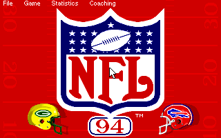 Title screen of NFL 94