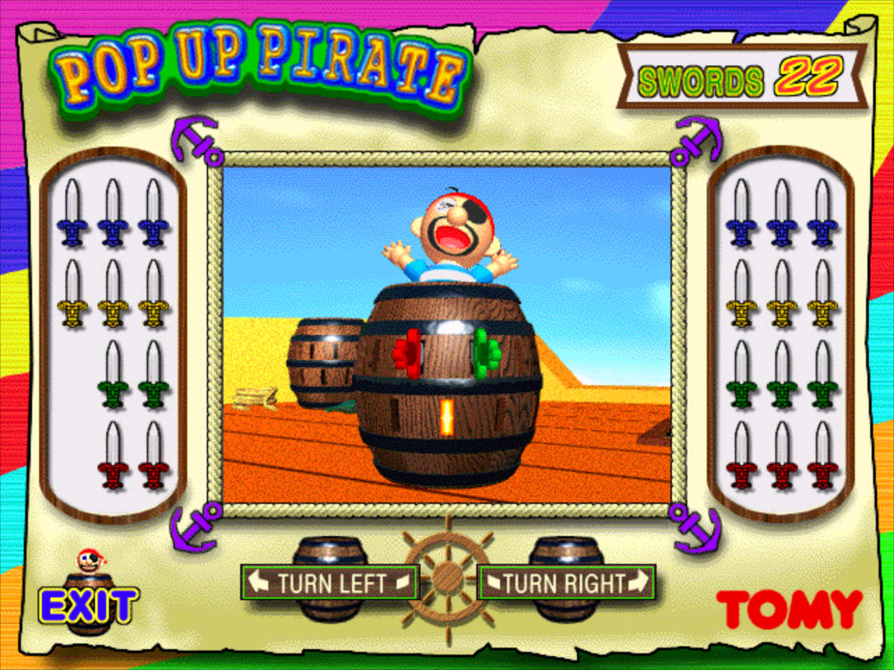 Gameplay of Pop Up Pirate