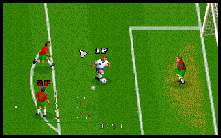 Gameplay of Action Euro Soccer 96