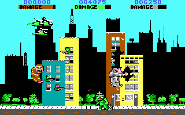 Gameplay of Rampage