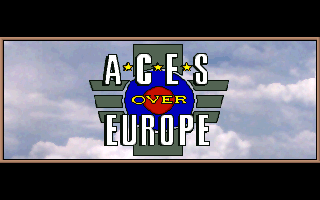 Title screen of Aces Over Europe