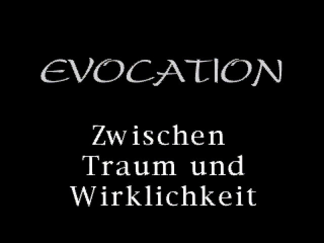 Title screen of Evocation: Beyond the Dream