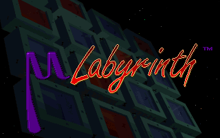 Title screen of µLabyrinth