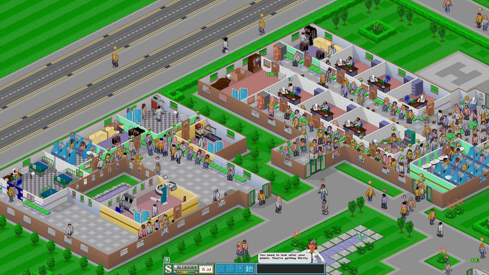 Gameplay of Theme Hospital
