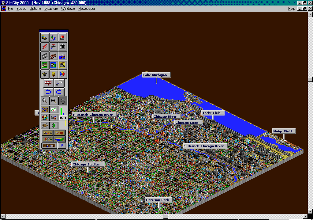 Gameplay of SimCity 2000