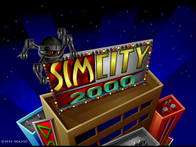 Title screen of SimCity 2000