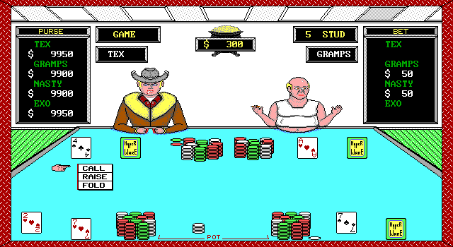 Gameplay of Gamblers and Money Grubbers