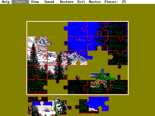 Gameplay of Jigsaw Puzzle