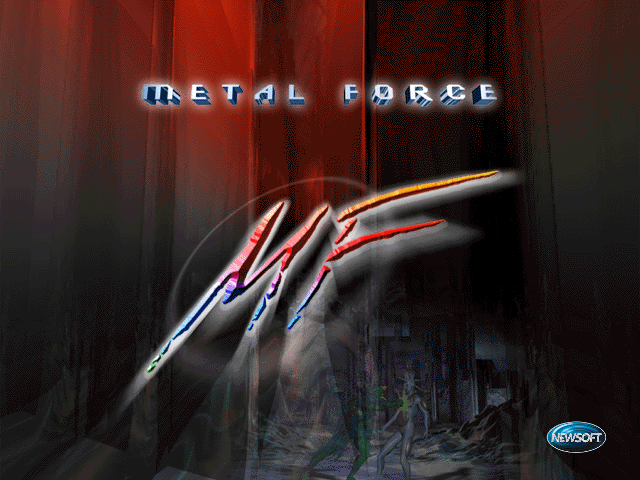 Title screen of Metal Force