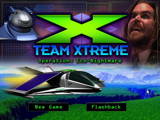 Title screen of Operation: Eco-Nightmare