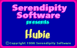 Title screen of Hubie