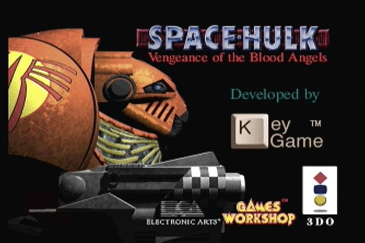 Title screen of Space Hulk: Vengeance of the Blood Angels