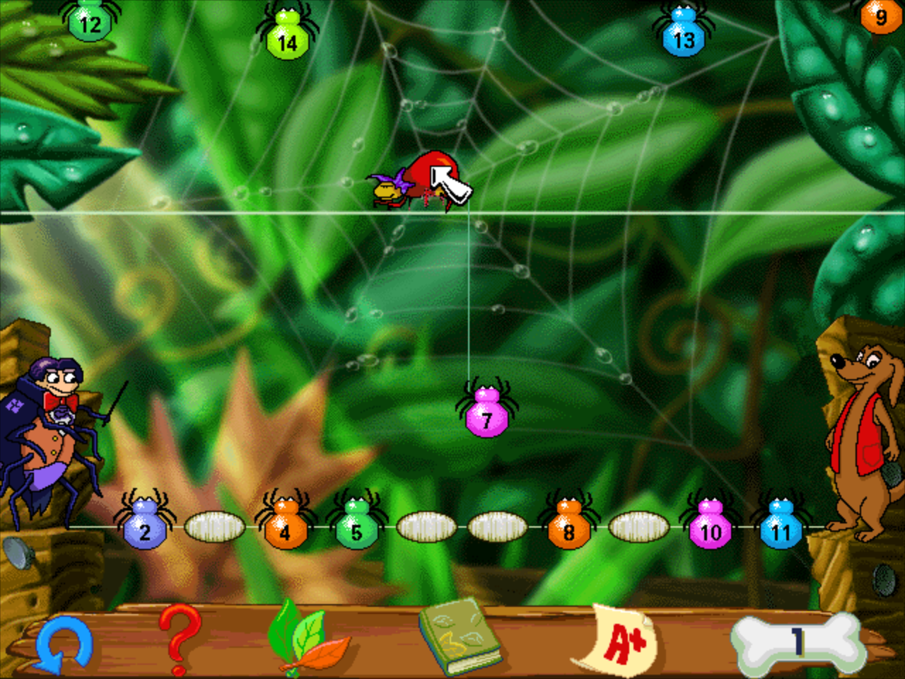 Gameplay of JumpStart 1st Grade Math