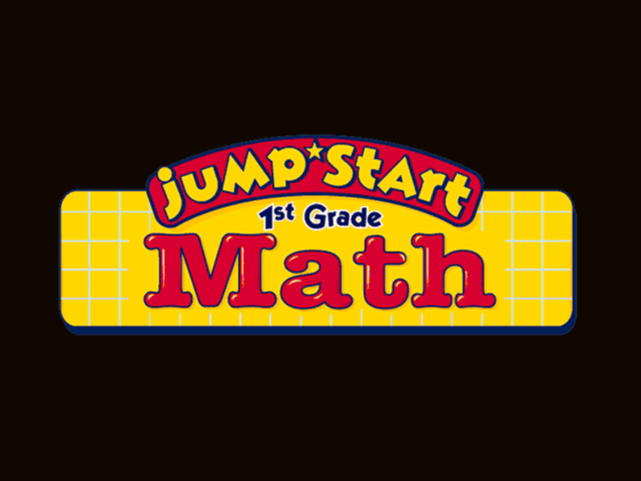 Title screen of JumpStart 1st Grade Math