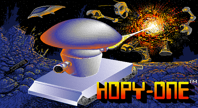 Title screen of Hopy-ONE