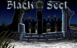 Title screen of Black Sect