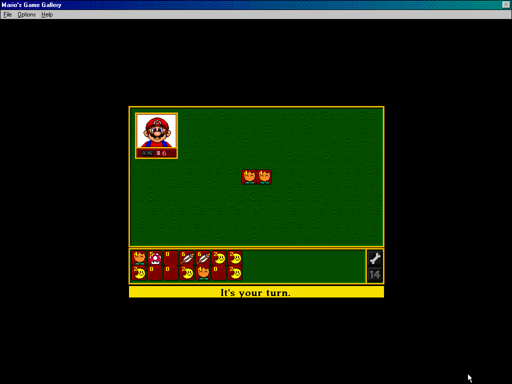 Gameplay of Mario's Game Gallery