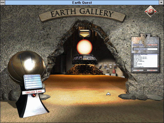 Gameplay of Eyewitness Virtual Reality: Earth Quest