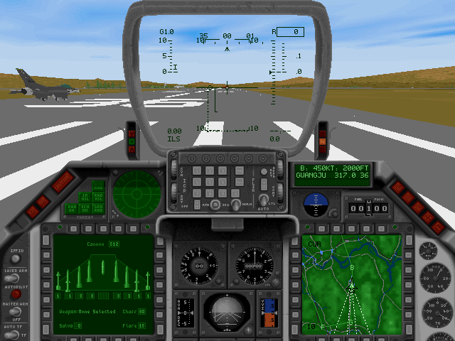 Gameplay of IF-16 Fighting Falcon