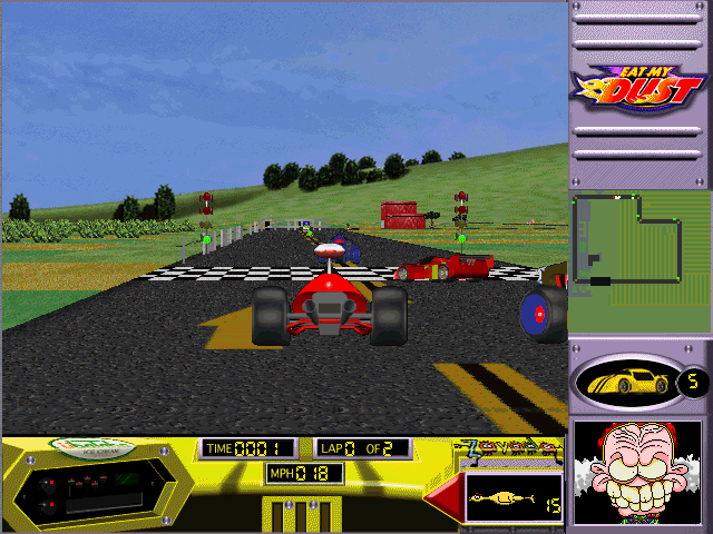 Gameplay of Eat My Dust