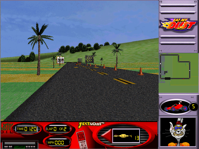 Gameplay of Eat My Dust