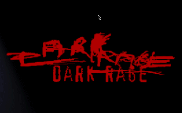 Title screen of Dark Rage