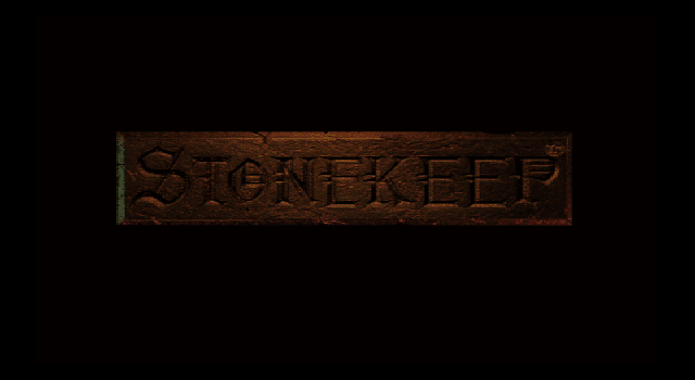 Title screen of Stonekeep