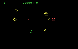 Gameplay of Astro-Dodge