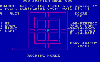 Gameplay of Amazing Maze