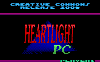 Title screen of Heartlight