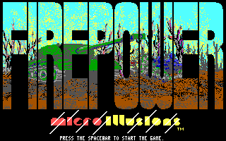 Title screen of Fire Power